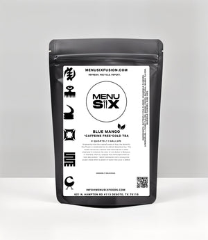 blue mango tea bag packaging