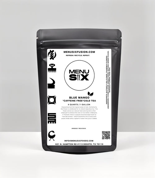 blue mango tea bag packaging